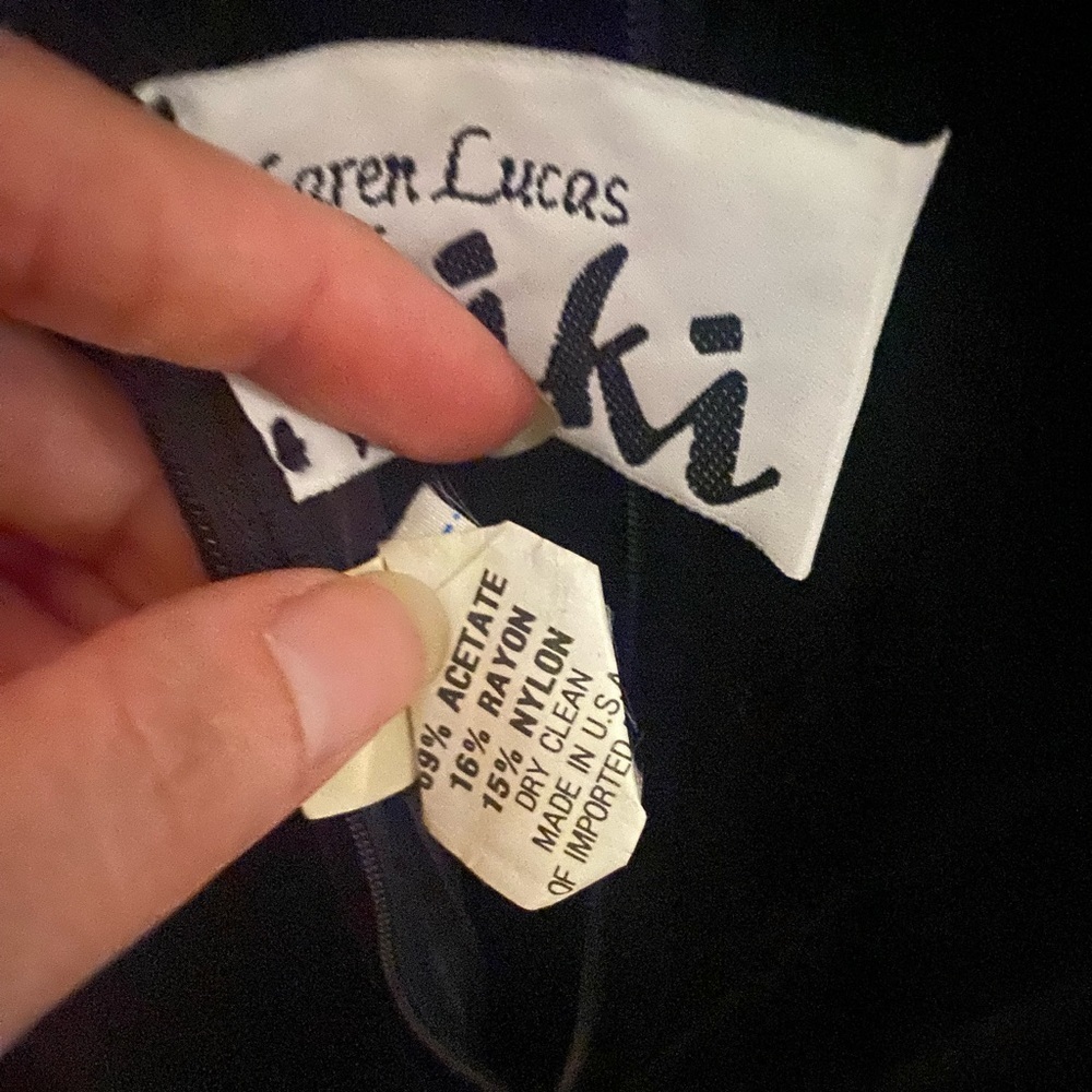 Karen Lucas for Niki size 12 Vintage Dress Wednesday Adams vibes. - Picture 5 of 7